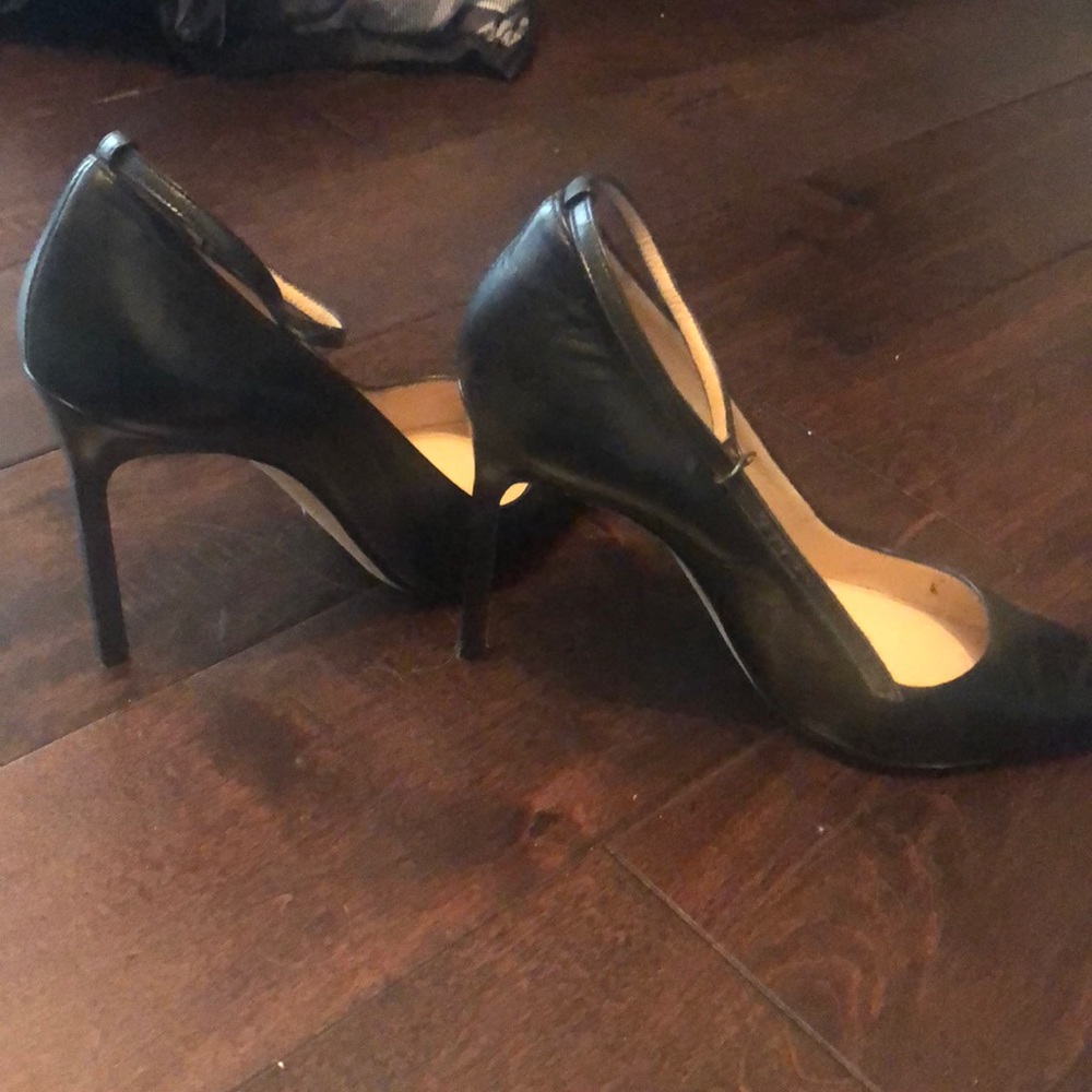 Manolo Blahnik heels with ankle strap